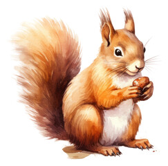 Sticker - PNG Squirrel rodent mammal animal.