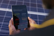 © Oleksii Syrotkin/Stocksy - Faceless digital tablet data entering managment solar energy