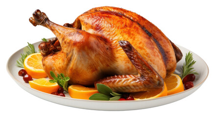 Canvas Print - PNG Simple thanksgiving turkey dinner meat food.