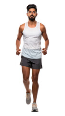 Canvas Print - PNG Footwear running jogging shorts.