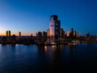 © Yakov Knyazev/Stocksy - Twilight View of Jersey city Waterfront