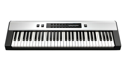 Wall Mural - PNG Keyboard piano electronic keyboard white background.