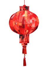 Sticker - PNG Red Chinese lantern lamp art red.