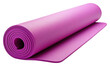 © Rawpixel.com - PNG Rolled yoga mat white background stretching lavender.