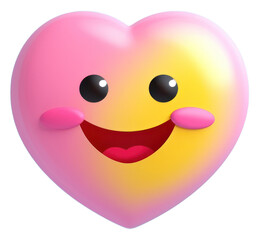 Sticker - PNG Heart toy anthropomorphic celebration.