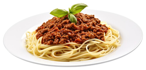 Sticker - PNG Spaghetti pasta plate food.