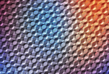 Wall Mural - light blue, red vector template with circles.