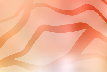 Wall Mural - Light Orange vector blurred background.