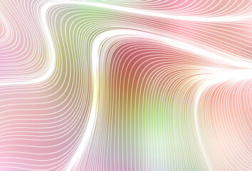 Wall Mural - light pink, yellow vector background with stright stripes.