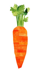 Canvas Print - PNG Carrot vegetable plant food.