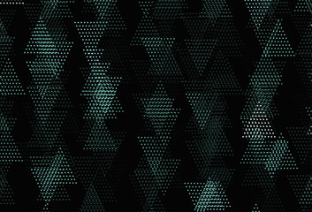 Wall Mural - Light Green vector template with crystals, circles.