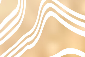 Wall Mural - light yellow vector layout with wry lines.