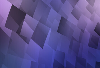 Wall Mural - light pink, blue vector background in polygonal style.