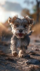 Wall Mural - Puppy, cute, playful, adorable, soft fur