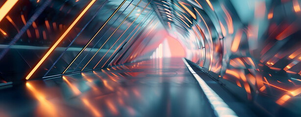 Wall Mural - abstract futuristic background