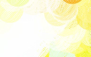 Wall Mural - light blue, yellow vector pattern with random forms.