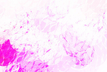 Sticker - light purple, pink vector backdrop with memphis shapes.