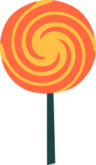 Wall Mural - Candy icon. Lollypop symbol. Flat icon.