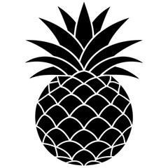 Canvas Print - pineapple sketch illustration