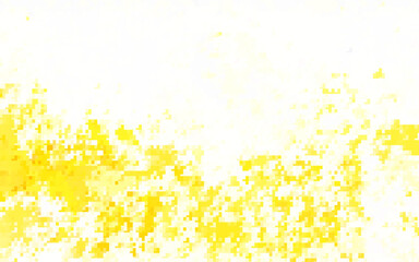 Wall Mural - Light Yellow vector pattern in square style.