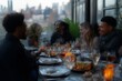 © mattegg - Rooftop Reunion: A Multicultural Dining Experience with Stunning City Views