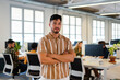 © Nuria Seguí/Stocksy - Male Entrepreneur Portrait In Modern Office