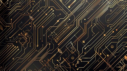 Abstract background with futuristic digital circuit board. Technology concept.