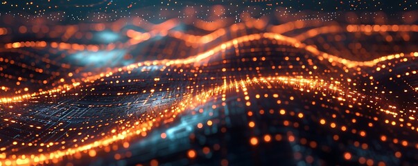 Scientific Research Digital Background for AI and Data