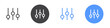 © Ramdevpir - Settings icon Simple thin line stroke vector