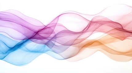 Poster - Vibrant abstract wave pattern