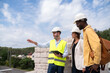 © Hernandez & Sorokina/Stocksy - Architect Showing Construction Progress To Investors On Site