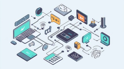 interconnected network of devices