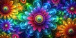 © Udomner - Colorful fractal design resembling blooming flowers, fractal, colors, bloom, vibrant, abstract, pattern, design, artistic