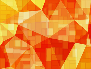 Poster - abstract geometric background of triangular polygons. illustration