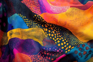 Poster - close up of a silk