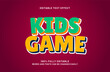 © AlzamAmani - kids game editable text effect in kids and toys text style