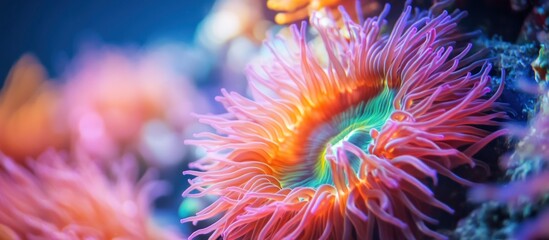 Sticker - Vibrant Sea Anemone