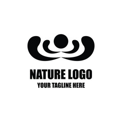 Wall Mural - Modern nature logo design