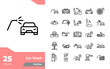 © JARUKA - Car Wash Outline Icons