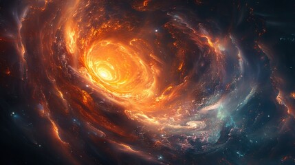 Wall Mural - cosmic firestorm