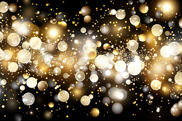 Abstract Blurred Gold Background