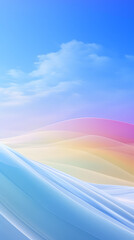 Wall Mural - Digital technology rainbow color contrails abstract poster background