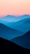 © Aleksandra - A panoramic view of a majestic mountain range during sunset with layers of colors in the sky and a serene valley below capturing the aweinspiring beauty of the natural landscape