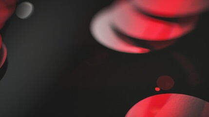 Wall Mural - bokeh, circular pattern around the edge, bright and airy.
