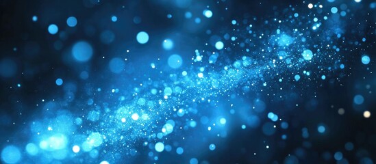 Abstract background of digital technology and corporate business with particles for presentations and broadcasts