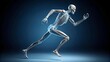© ฉัน ก็คง - An Artistic Depiction of the Biomechanics of Running  generative AI
