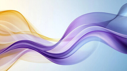 Wall Mural - wave lines pattern on white background with space for your text. abstract blue line wave background