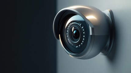 Security Camera:  A Close-Up View