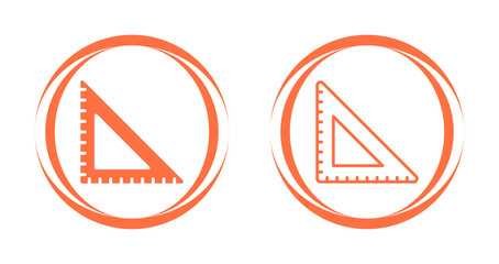 Poster - Set Square Vector Icon