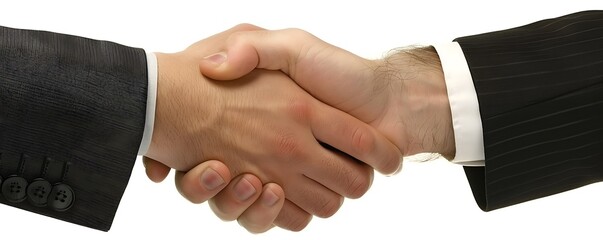 Office Collaboration Handshake in Business